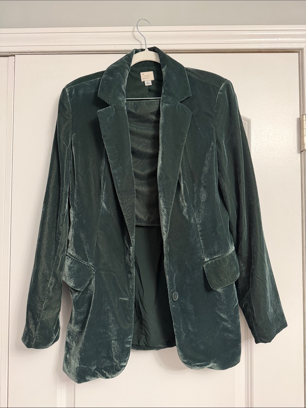 A New Day Velvet Blazer & Top